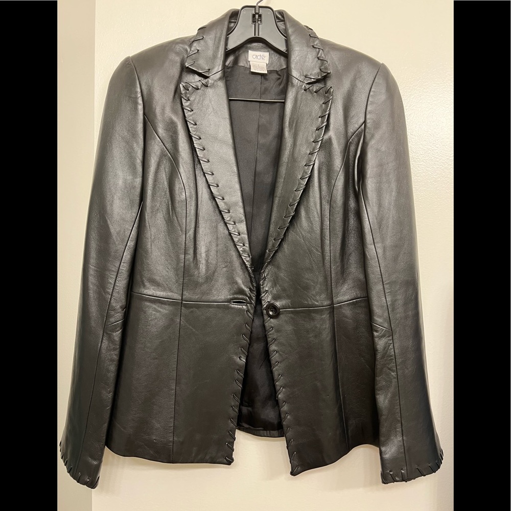 Cache leather jacket 2
